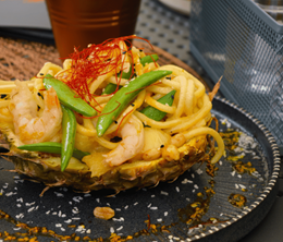 SPAGHETTI z halloumi 